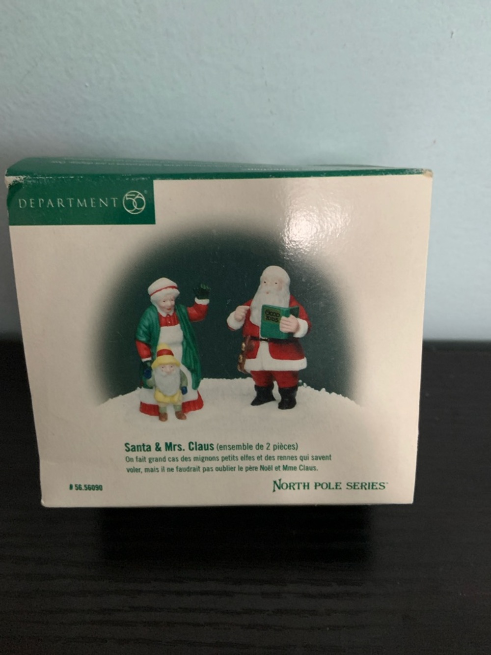 Dept. 56 1999 North Pole Series Figure ‘Santa & Mrs. Claus - Picture 3 of 9